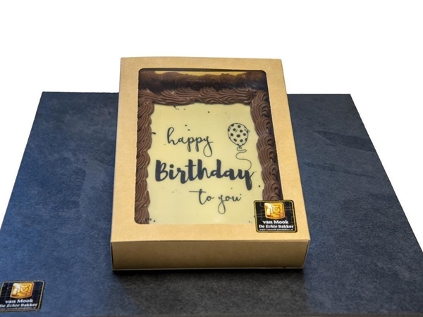 Chocolade tablet Gefeliciteerd